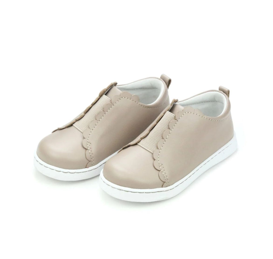 Phoebe Almond Elastic Slip On Shoes