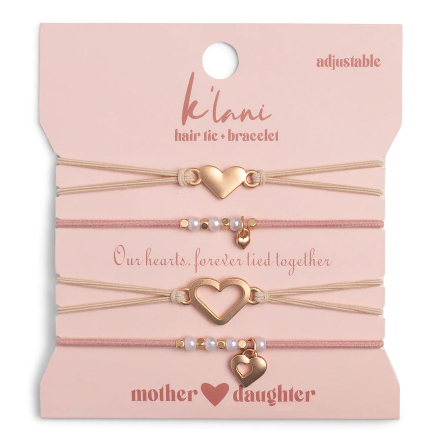 "Mother and Daughter" Pink Bracelet