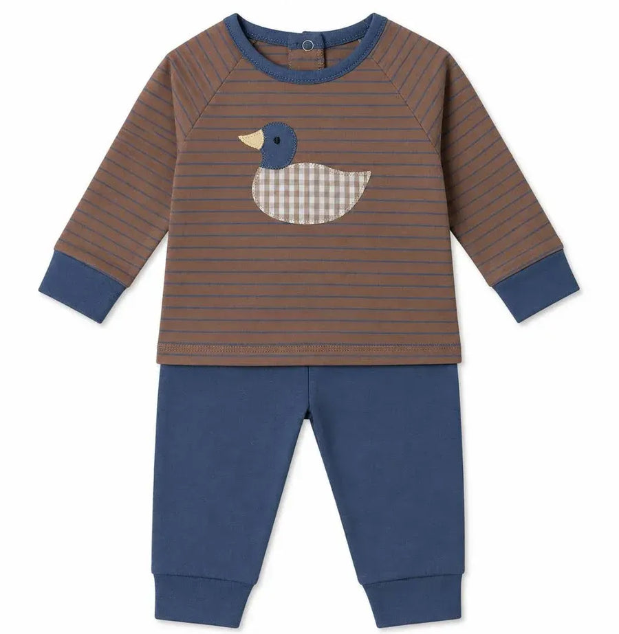 Duck Applique Jogger Set