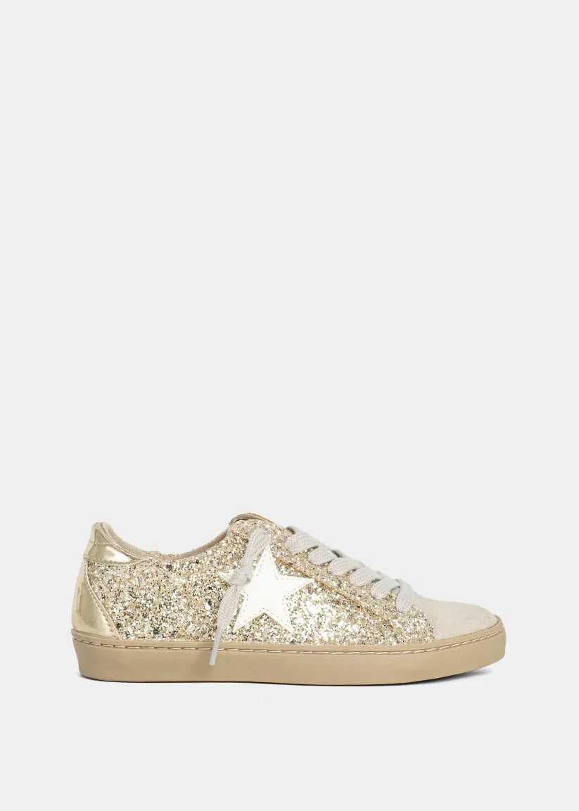Golden Glitter Paula Mini Shoes