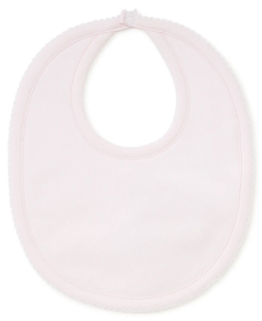 Pink & White Kissy Basics Bib