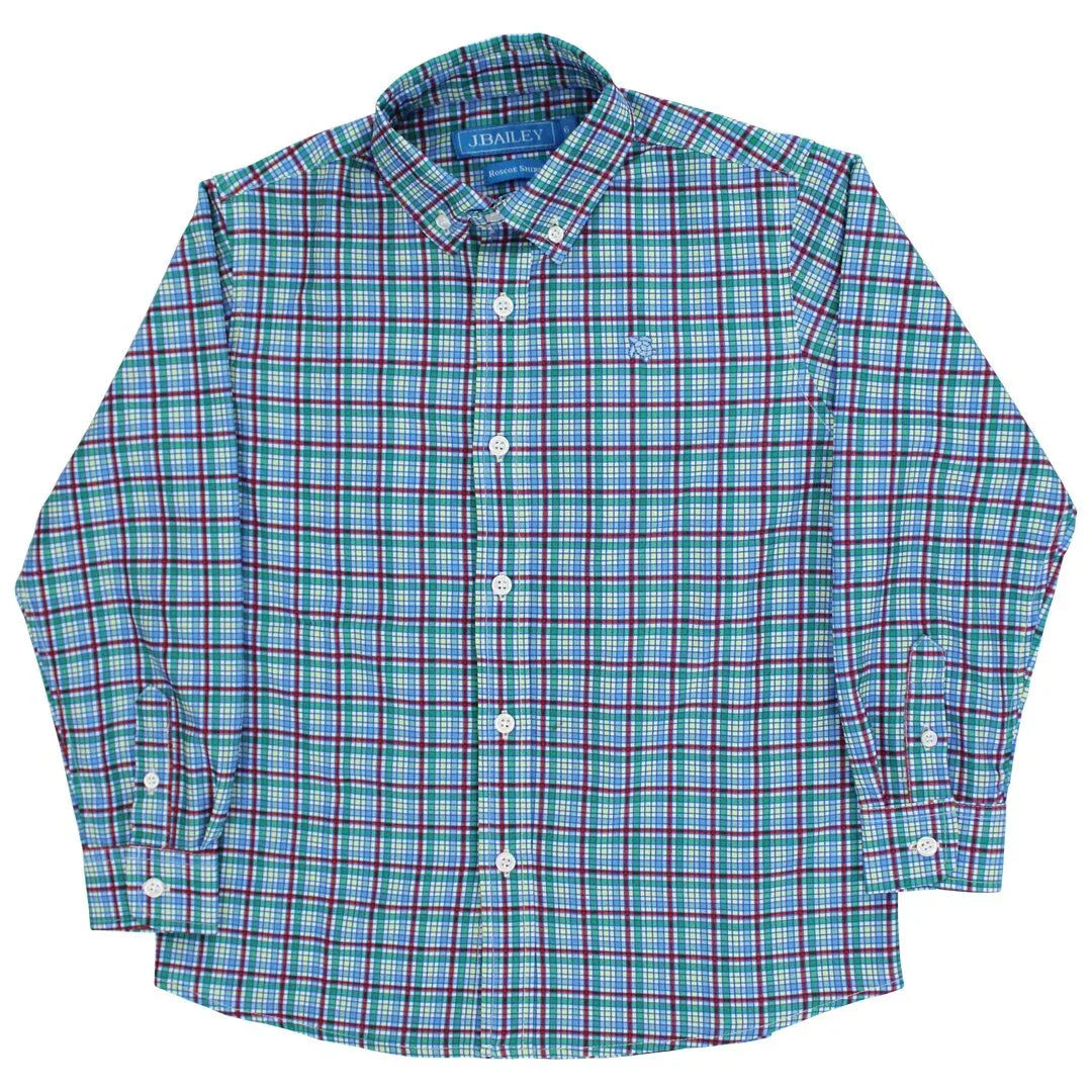 Performance Button Down Shirt in Cabin Plaid