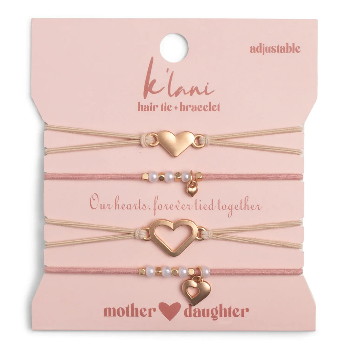 "Mother and Daughter" Pink Bracelet