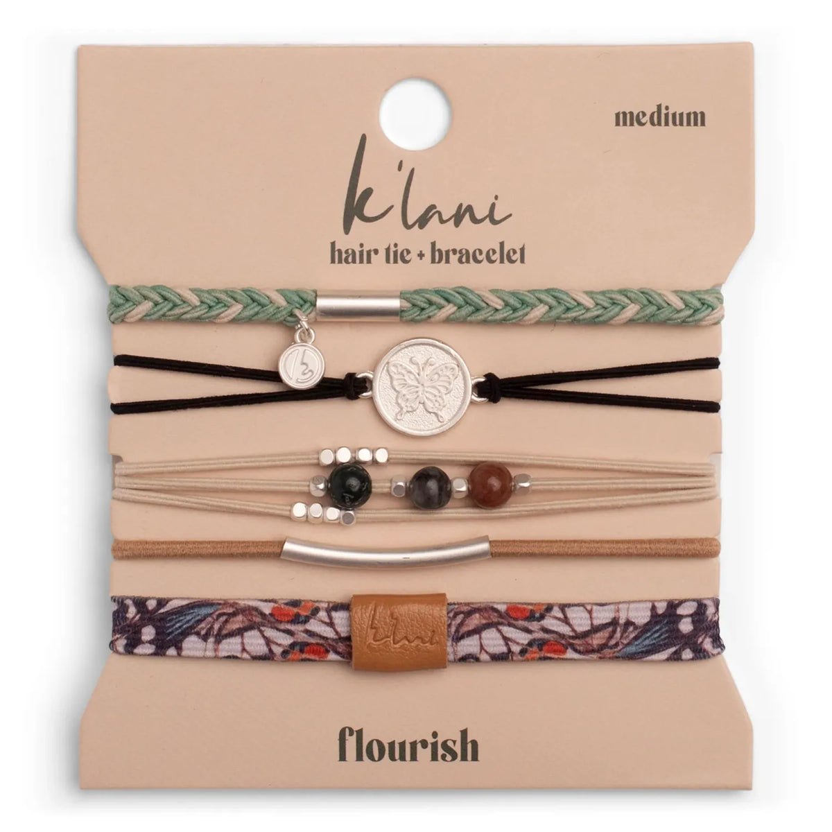 "Flourish" Natural Butterfly Bracelet