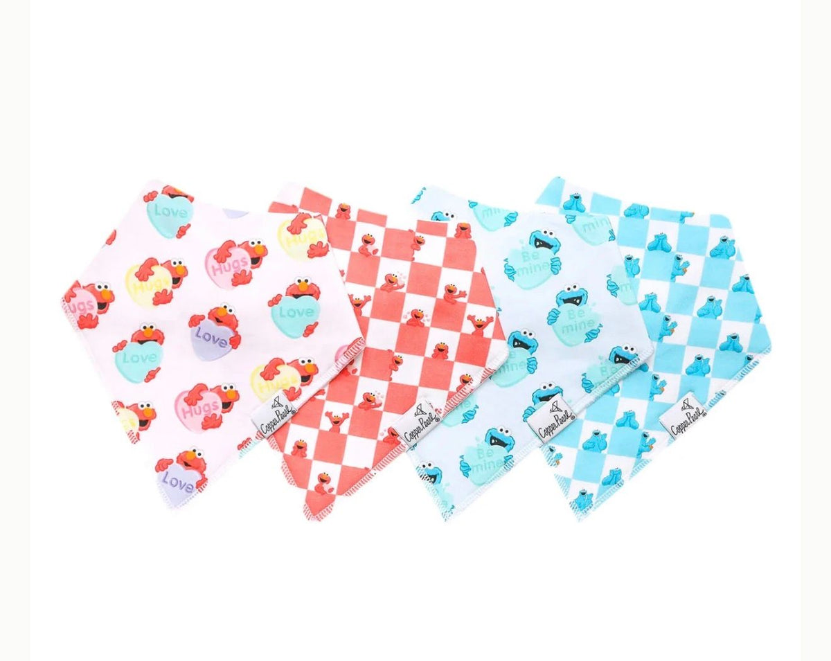 Elmo Heart Candies Bibs