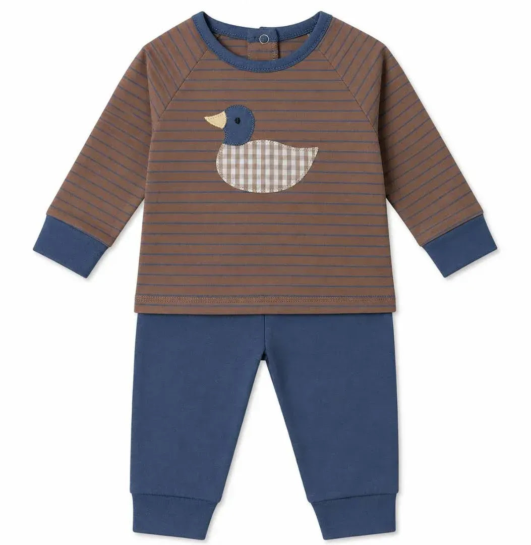 Duck Applique Jogger Set