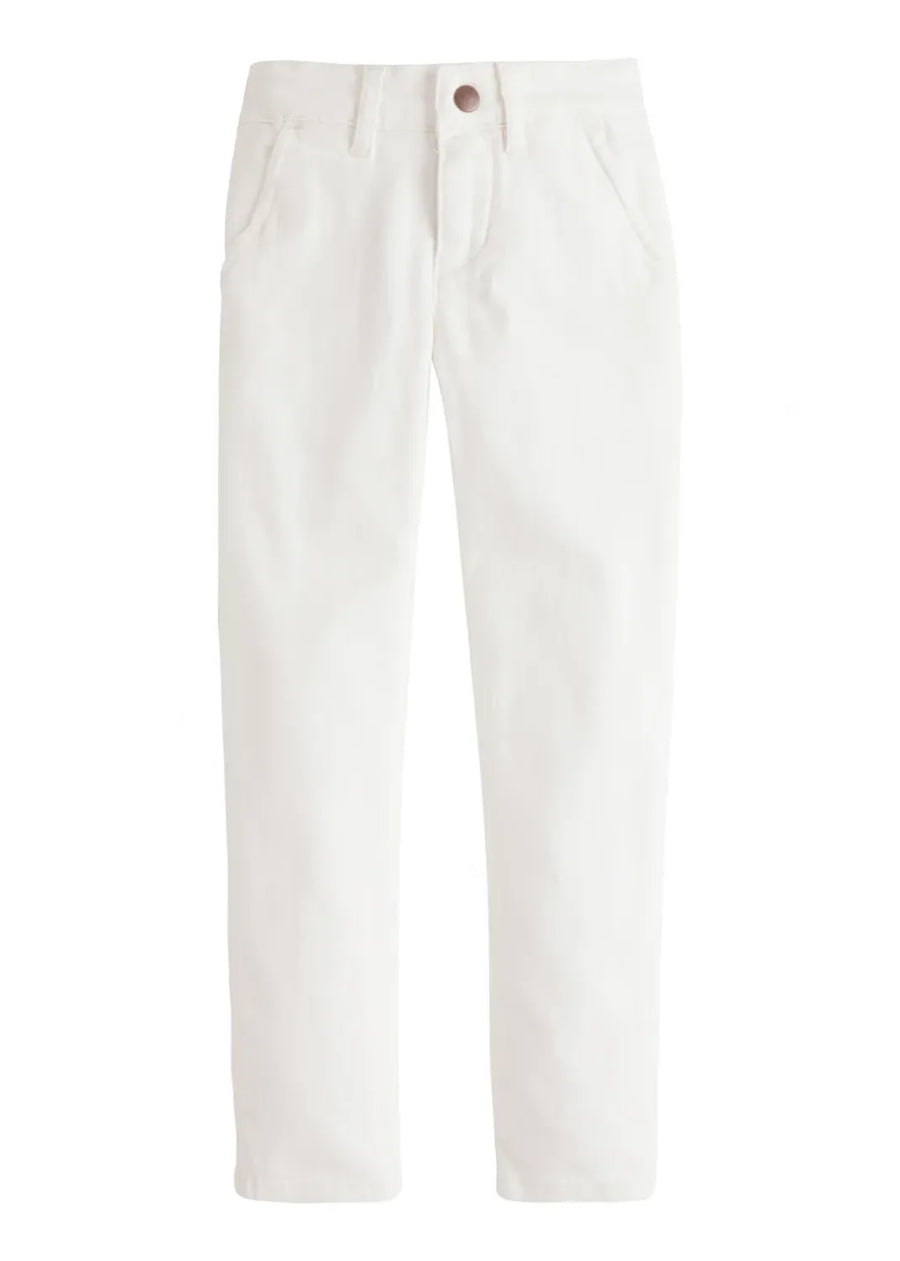 Twiggy Jean in Ivory Denim