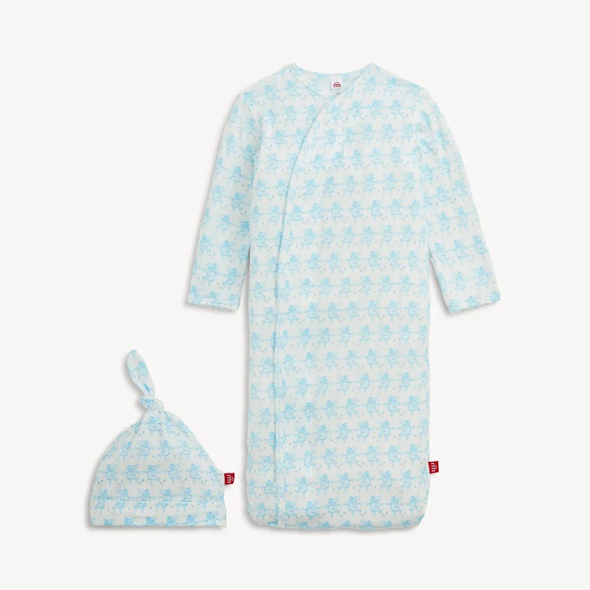 Trunkettes Blue Modal Gown + Hat Set