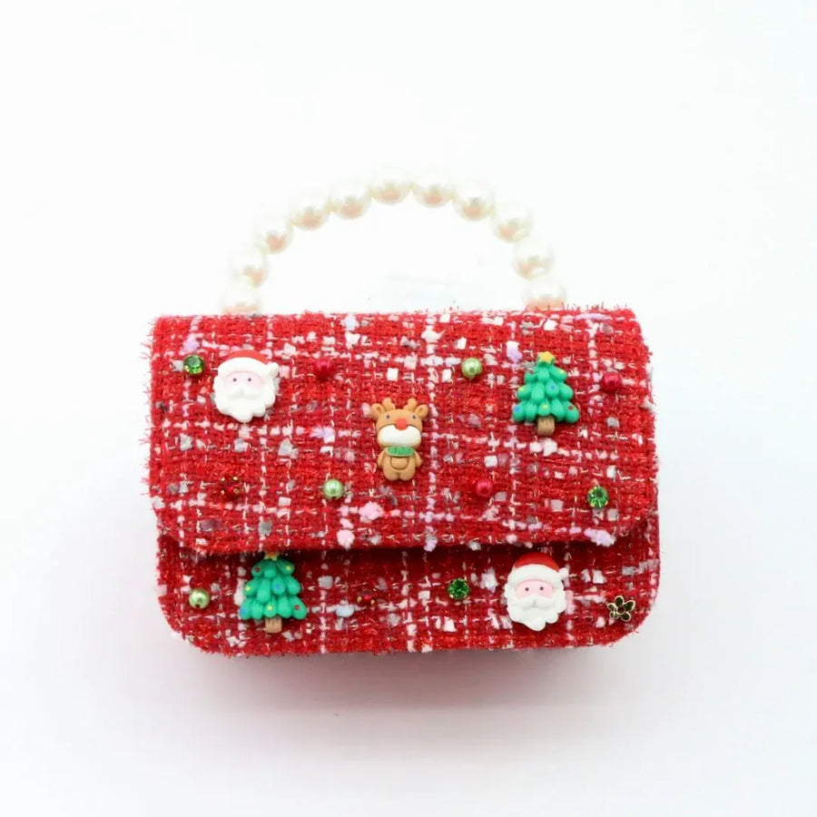 Santa Tweed Purse