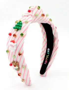 Santa's Stripes Headband